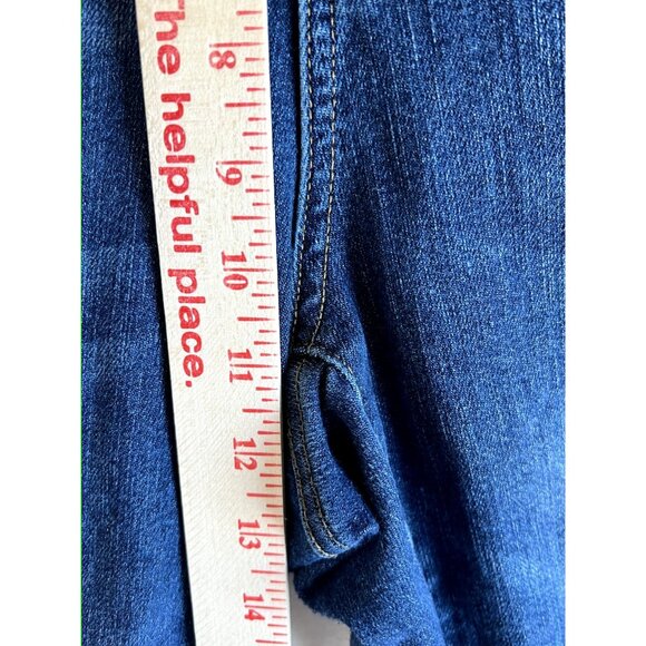 Judy Blue Jeans Women's 16W Skinny Fit Stretch Dark Wash Solid Fly Zip JB88113 - Picture 5 of 10